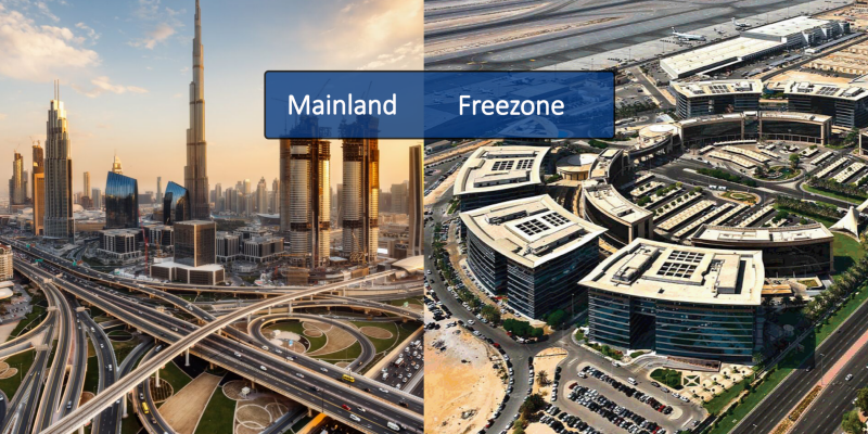 Dubai Free Zone vs Mainland Zone